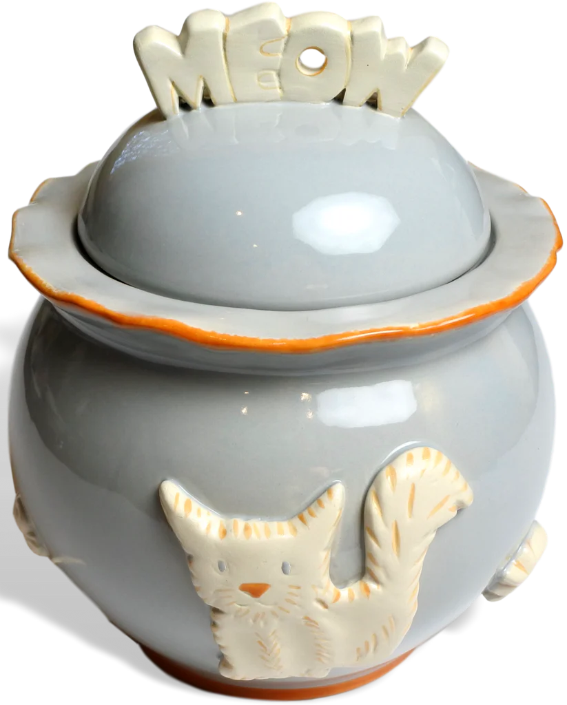 Carmel Ceramica Collection - Treat Jar - French Grey
