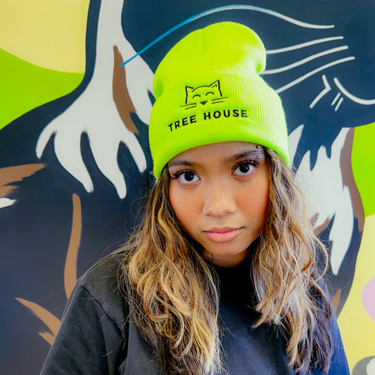 Tree House Embroidered Carhartt Beanie Hat