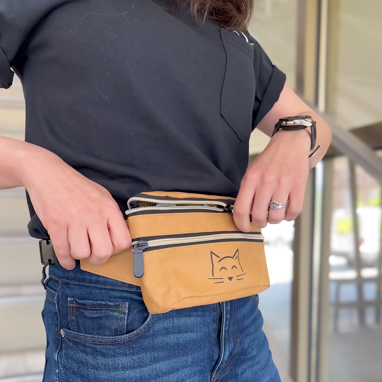 Tree House Cat Fanny Pack