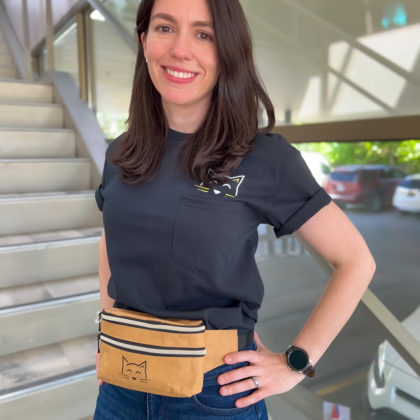 Tree House Cat Fanny Pack