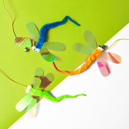 Hanging Dragonfly Cat Toy