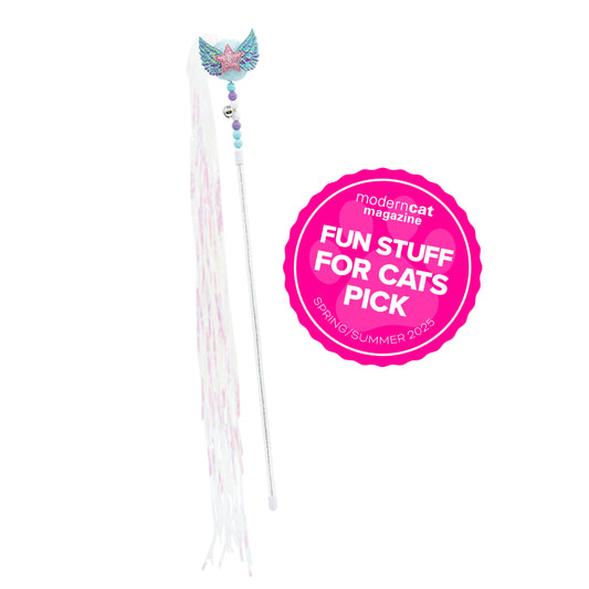 Moo - Tassel Wand Cat Toy