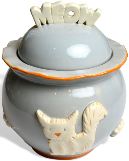 Carmel Ceramica Collection - Treat Jar - French Grey