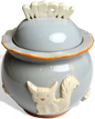 Carmel Ceramica Collection - Treat Jar - French Grey